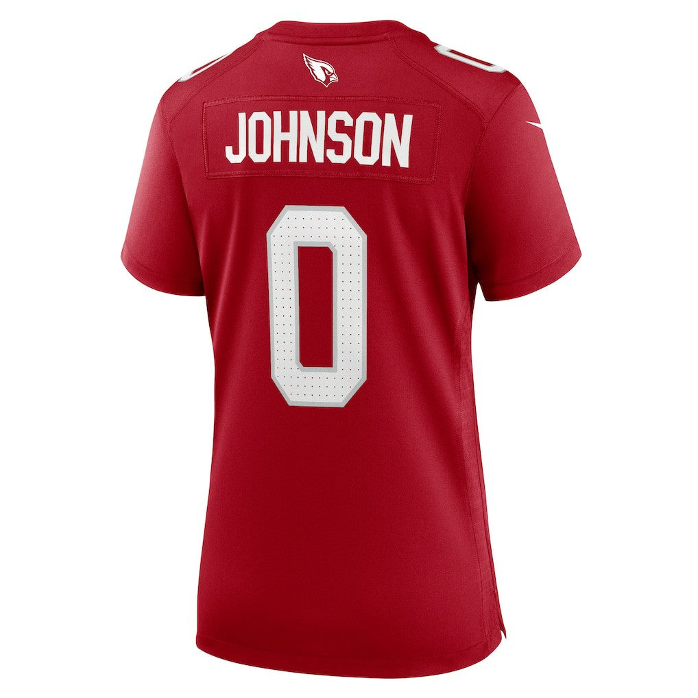 Will Johnson Arizona Cardinals Women's Team Game Jersey - Cardinal