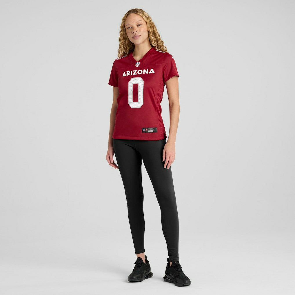 Will Johnson Arizona Cardinals Women's Team Game Jersey - Cardinal