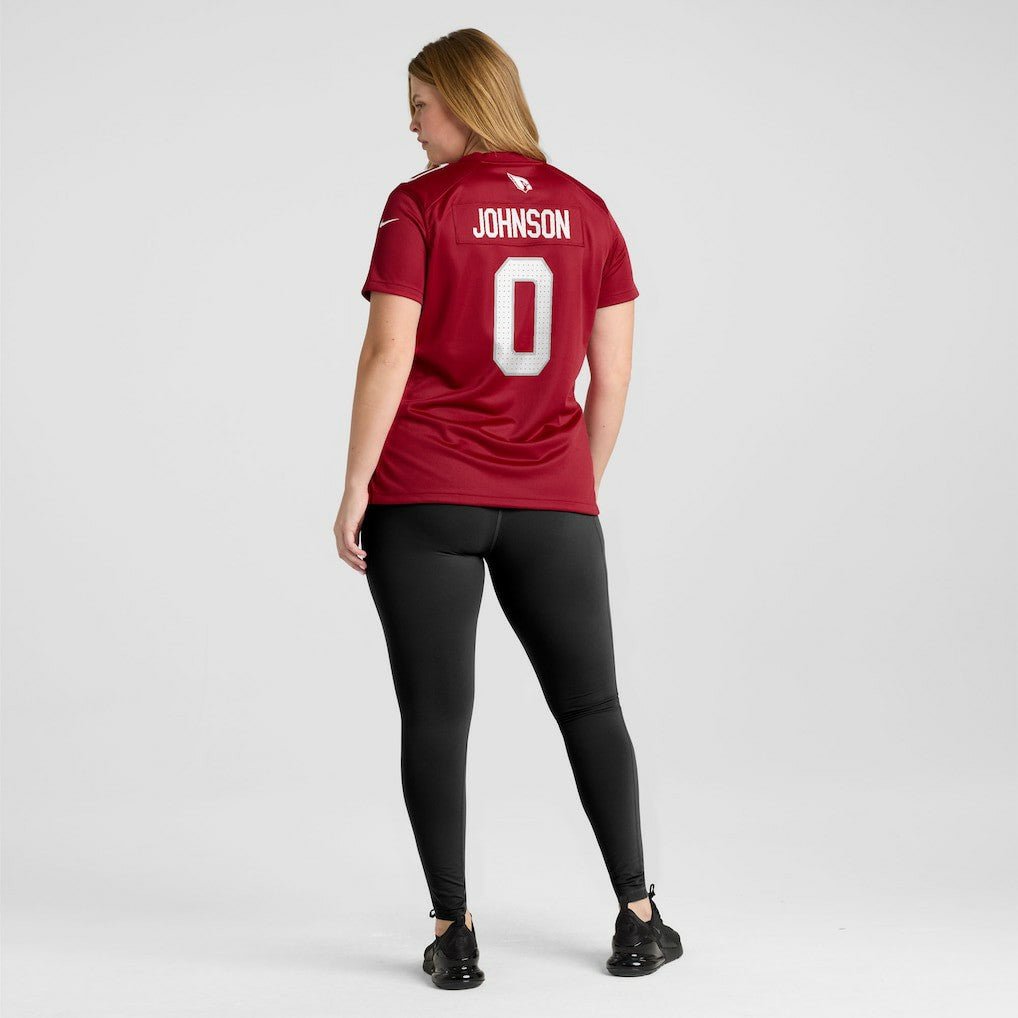 Will Johnson Arizona Cardinals Women's Team Game Jersey - Cardinal