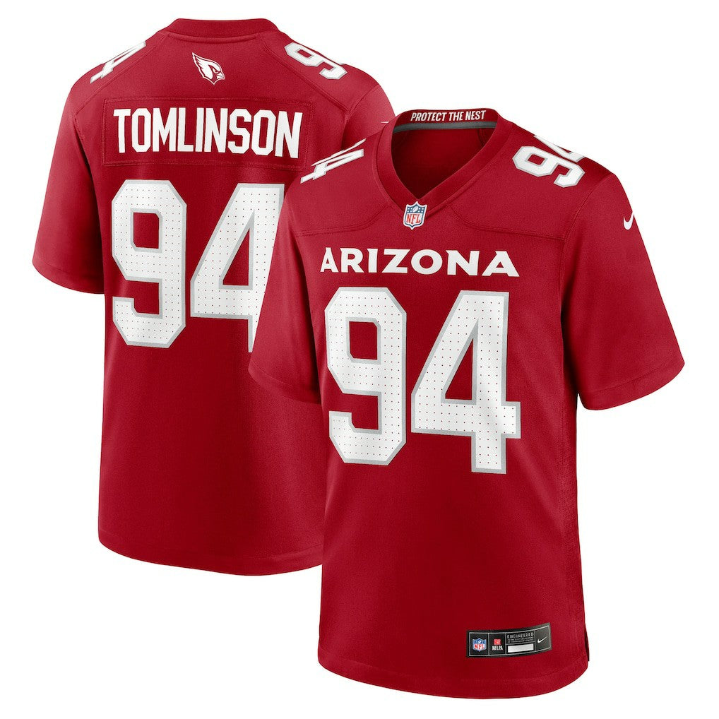 Dalvin Tomlinson Arizona Cardinals Team Game Jersey - Cardinal