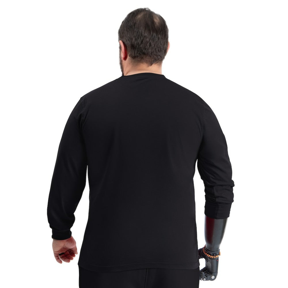 Boston Bruins G-III Sports by Carl Banks Adaptive Mesh Effect Long Sleeve T-Shirt Black