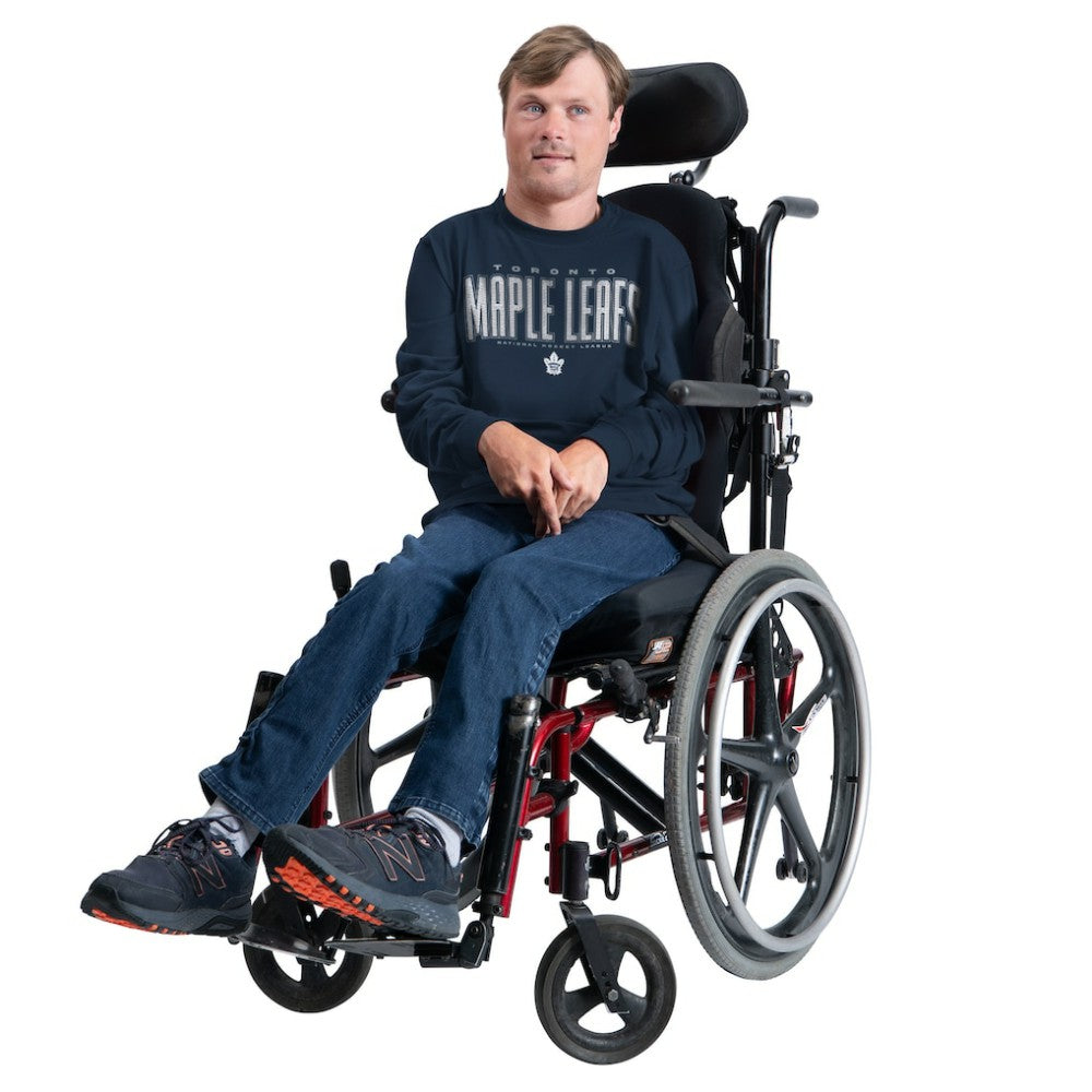 Toronto Maple Leafs G-III Sports by Carl Banks Adaptive Mesh Effect Long Sleeve T-Shirt Blue