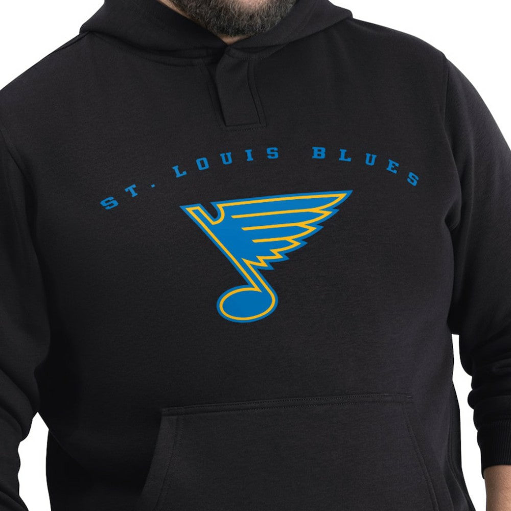 St. Louis Blues G-III Sports by Carl Banks Adaptive Classic Team Arc Fleece Hoodie Black