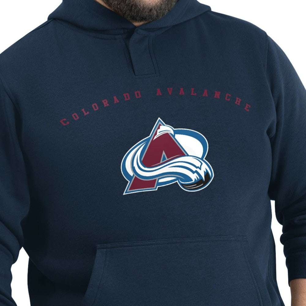 Colorado Avalanche G-III Sports by Carl Banks Adaptive Classic Team Arc Fleece Hoodie Navy