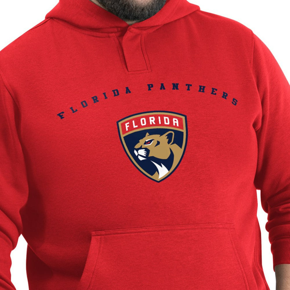 Florida Panthers G-III Sports by Carl Banks Adaptive Classic Team Arc Fleece Hoodie Red