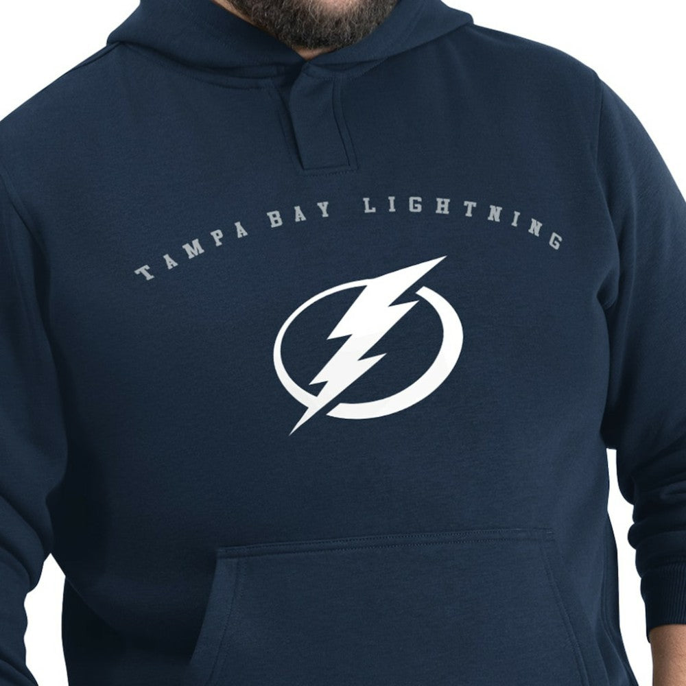 Tampa Bay Lightning G-III Sports by Carl Banks Adaptive Classic Team Arc Fleece Hoodie Navy
