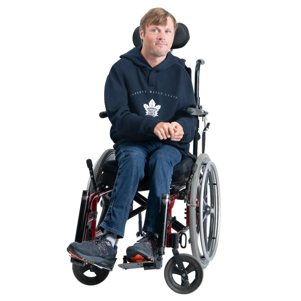 Toronto Maple Leafs G-III Sports by Carl Banks Adaptive Classic Team Arc Fleece Hoodie Navy