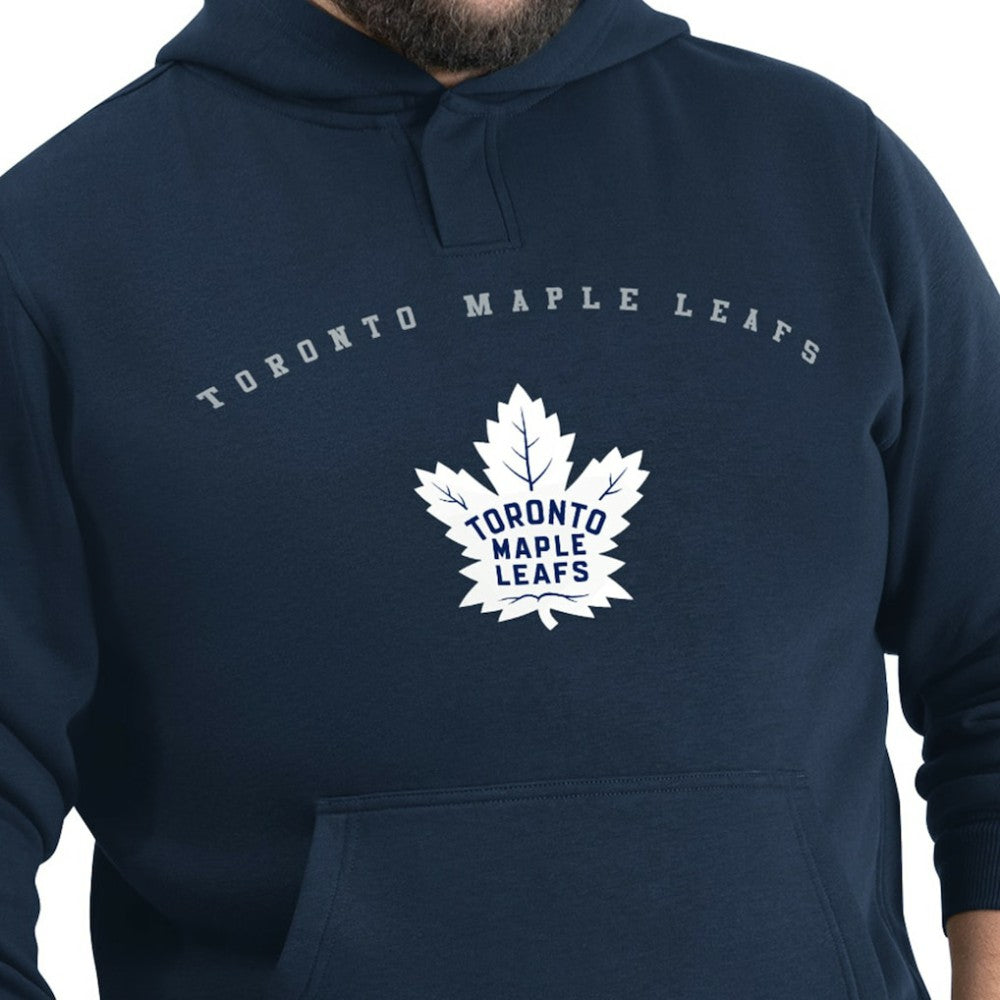 Toronto Maple Leafs G-III Sports by Carl Banks Adaptive Classic Team Arc Fleece Hoodie Navy