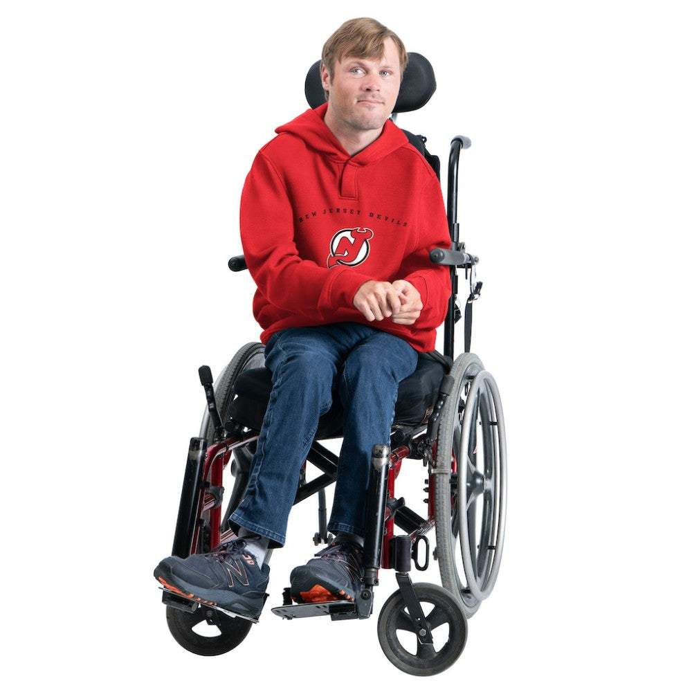 New Jersey Devils G-III Sports by Carl Banks Adaptive Classic Team Arc Fleece Hoodie Red