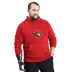 Ottawa Senators G-III Sports by Carl Banks Adaptive Classic Team Arc Fleece Hoodie Red