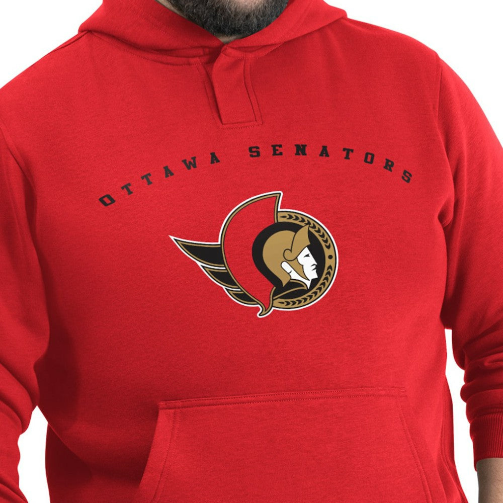 Ottawa Senators G-III Sports by Carl Banks Adaptive Classic Team Arc Fleece Hoodie Red