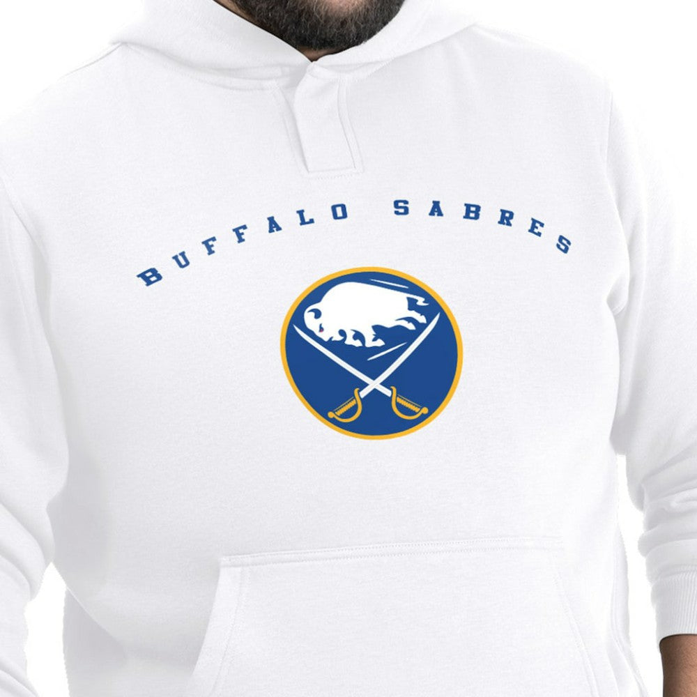 Buffalo Sabres G-III Sports by Carl Banks Adaptive Classic Team Arc Fleece Hoodie White