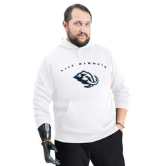 Utah Mammoth G-III Sports by Carl Banks Adaptive Classic Team Arc Fleece Hoodie White