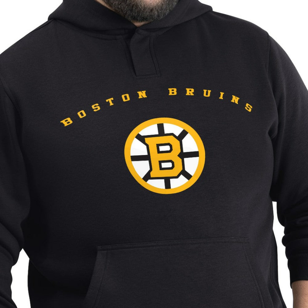 Boston Bruins G-III Sports by Carl Banks Adaptive Classic Team Arc Fleece Hoodie Black
