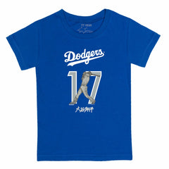Shohei Ohtani Los Angeles Dodgers Tiny Turnip Youth Kanji Batting Graphic T-Shirt Royal
