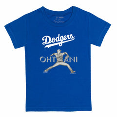 Shohei Ohtani Los Angeles Dodgers Tiny Turnip Youth Pitch Graphic T-Shirt Royal