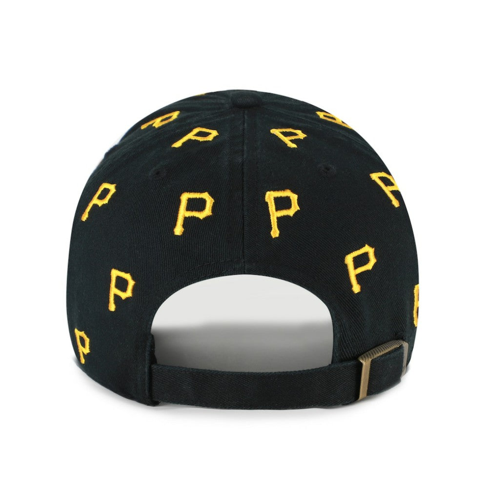 Pittsburgh Pirates Women's Confetti Clean Up Adjustable Hat Black | 47 brand