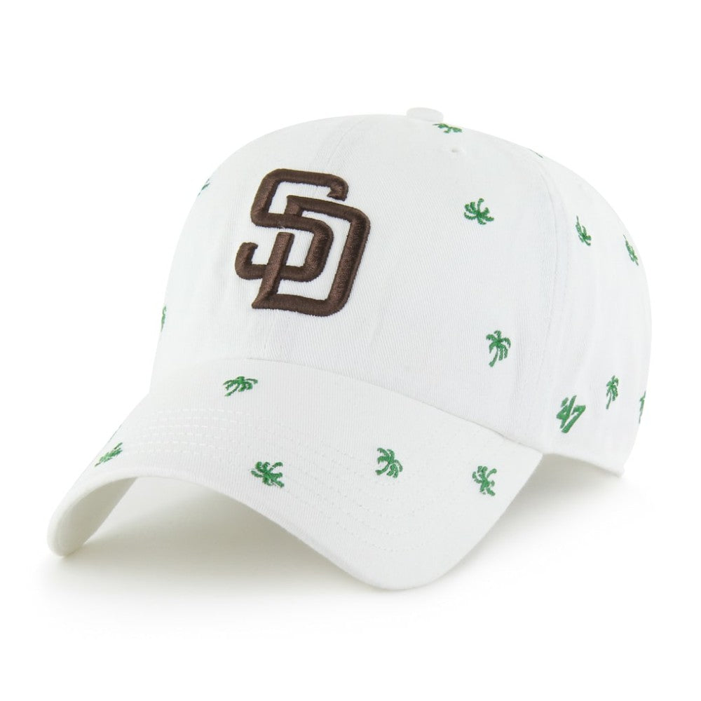 San Diego Padres Women's Confetti Clean Up Adjustable Hat White | 47 brand