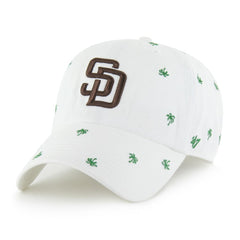 San Diego Padres Women's Confetti Clean Up Adjustable Hat White | 47 brand