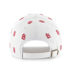 St. Louis Cardinals Women's Confetti Clean Up Adjustable Hat White | 47 brand