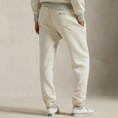 Yankees Polo Ralph Lauren Vintage Fleece Sweatpants Cream