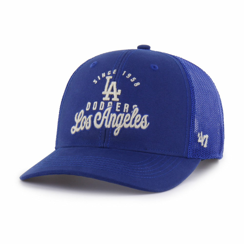 Los Angeles Dodgers Pitstop Trucker Adjustable Hat Royal | 47 brand