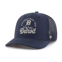 Detroit Tigers Pitstop Trucker Adjustable Hat Navy | 47 brand