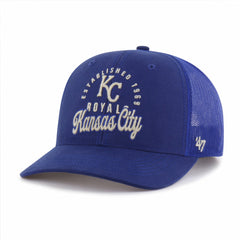 Kansas City Royals Pitstop Trucker Adjustable Hat Royal | 47 brand