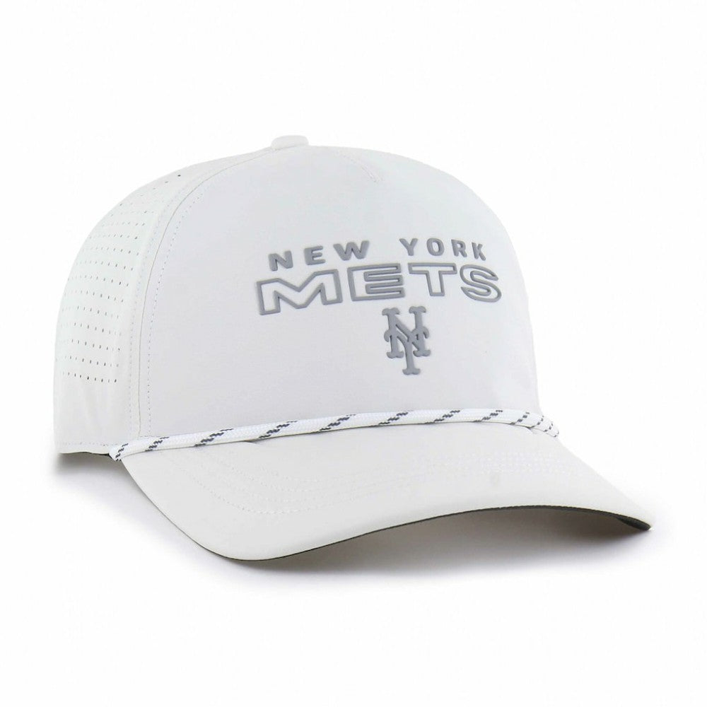 New York Mets Forward Vault Hitch Adjustable Hat White | 47 brand