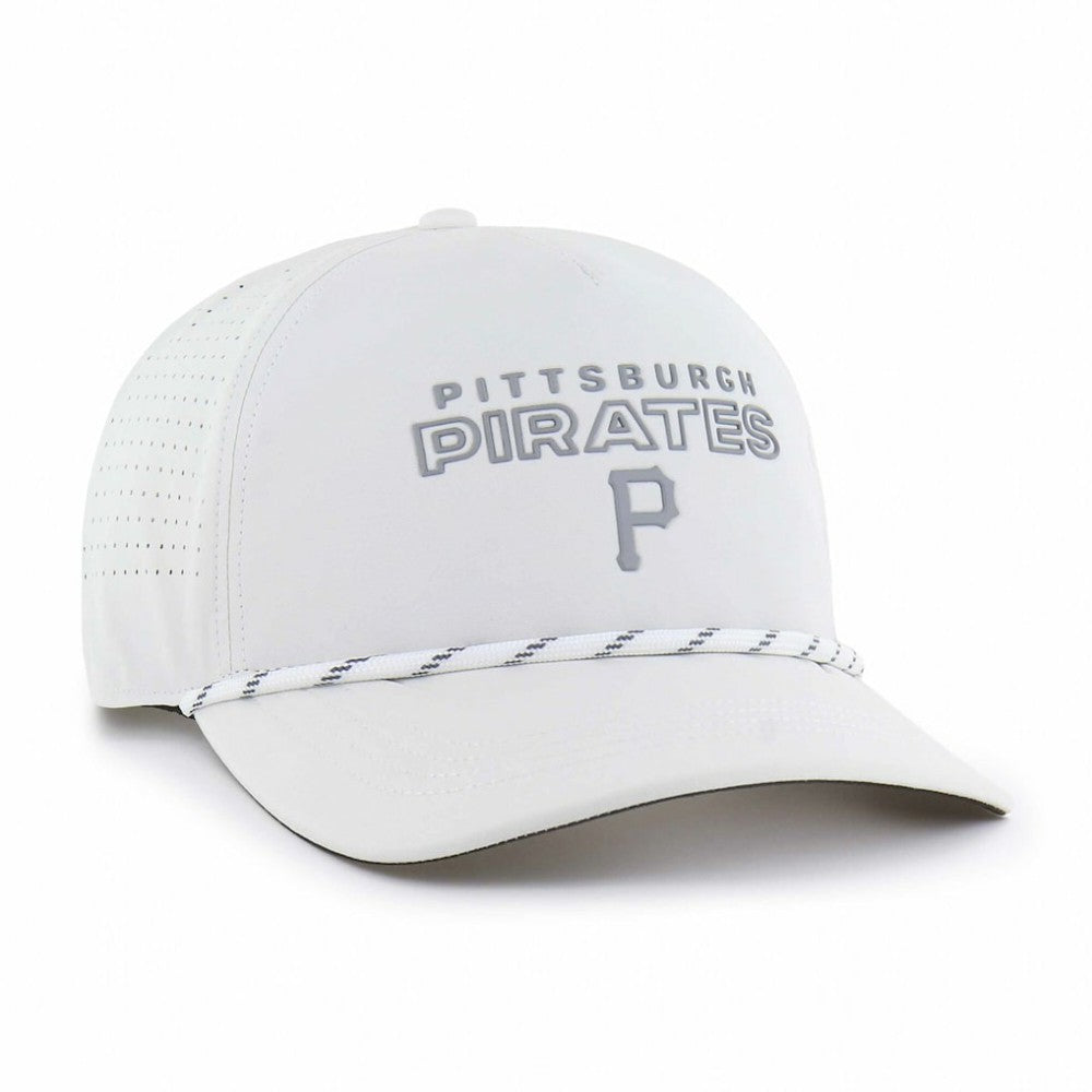 Pittsburgh Pirates Forward Vault Hitch Adjustable Hat White | 47 brand