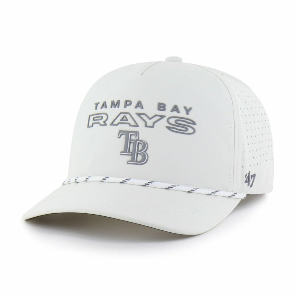 Tampa Bay Rays Forward Vault Hitch Adjustable Hat White | 47 brand