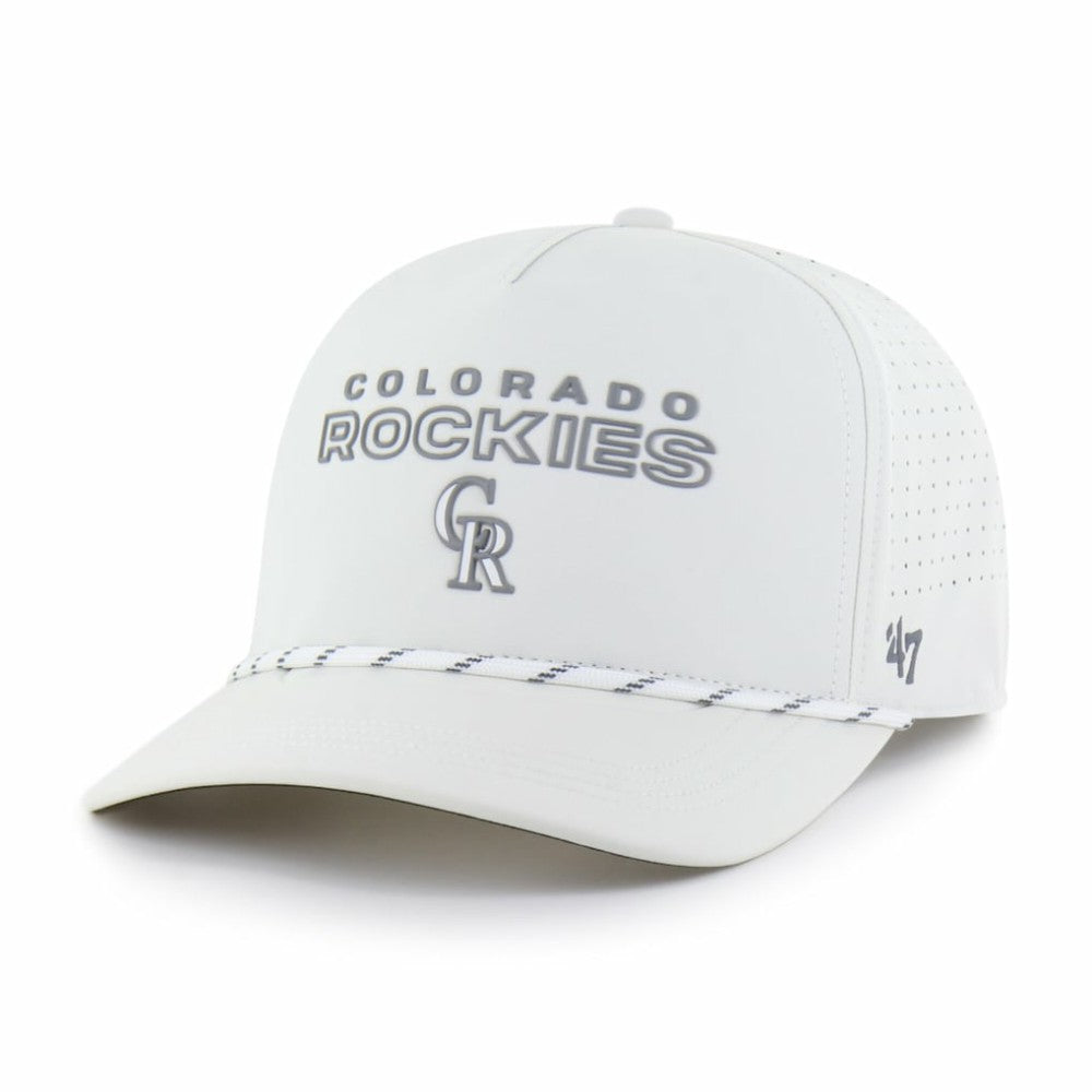 Colorado Rockies Forward Vault Hitch Adjustable Hat White | 47 brand