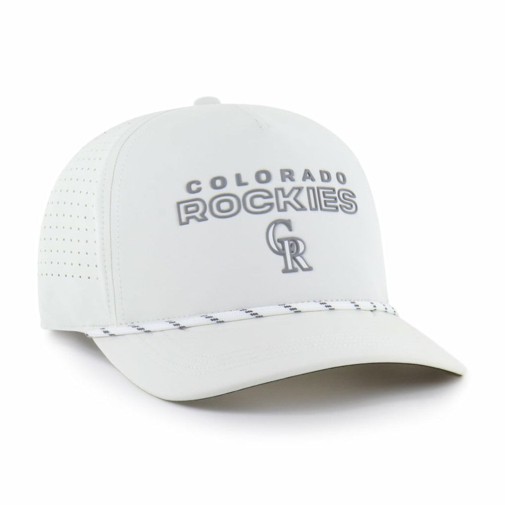 Colorado Rockies Forward Vault Hitch Adjustable Hat White | 47 brand