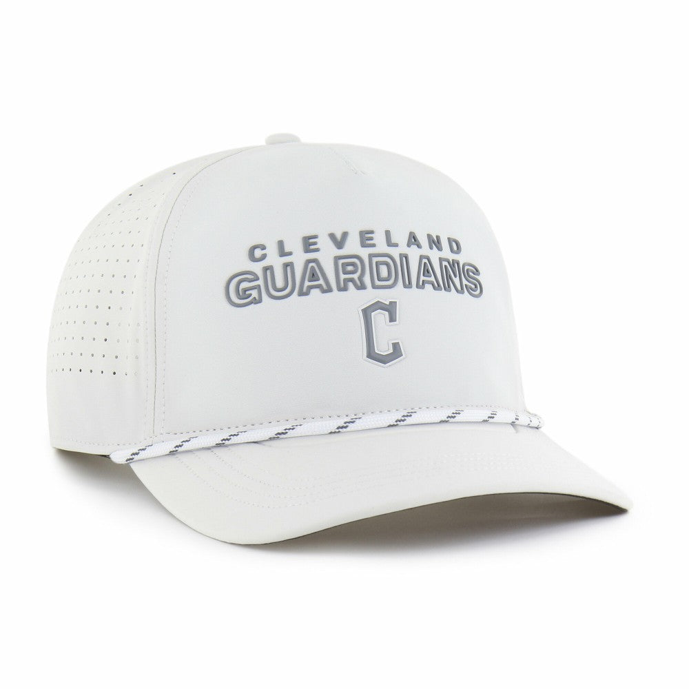Cleveland Guardians Forward Vault Hitch Adjustable Hat White | 47 brand