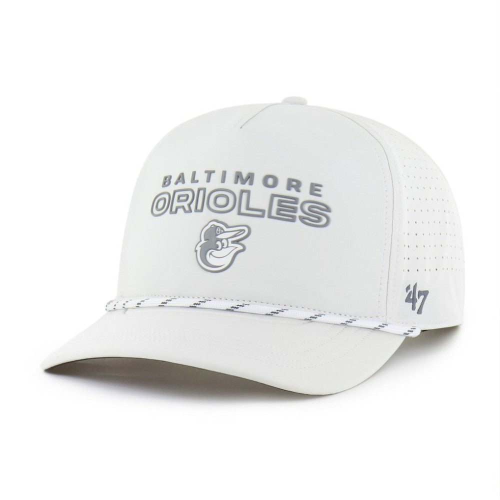 Baltimore Orioles Forward Vault Hitch Adjustable Hat White | 47 brand