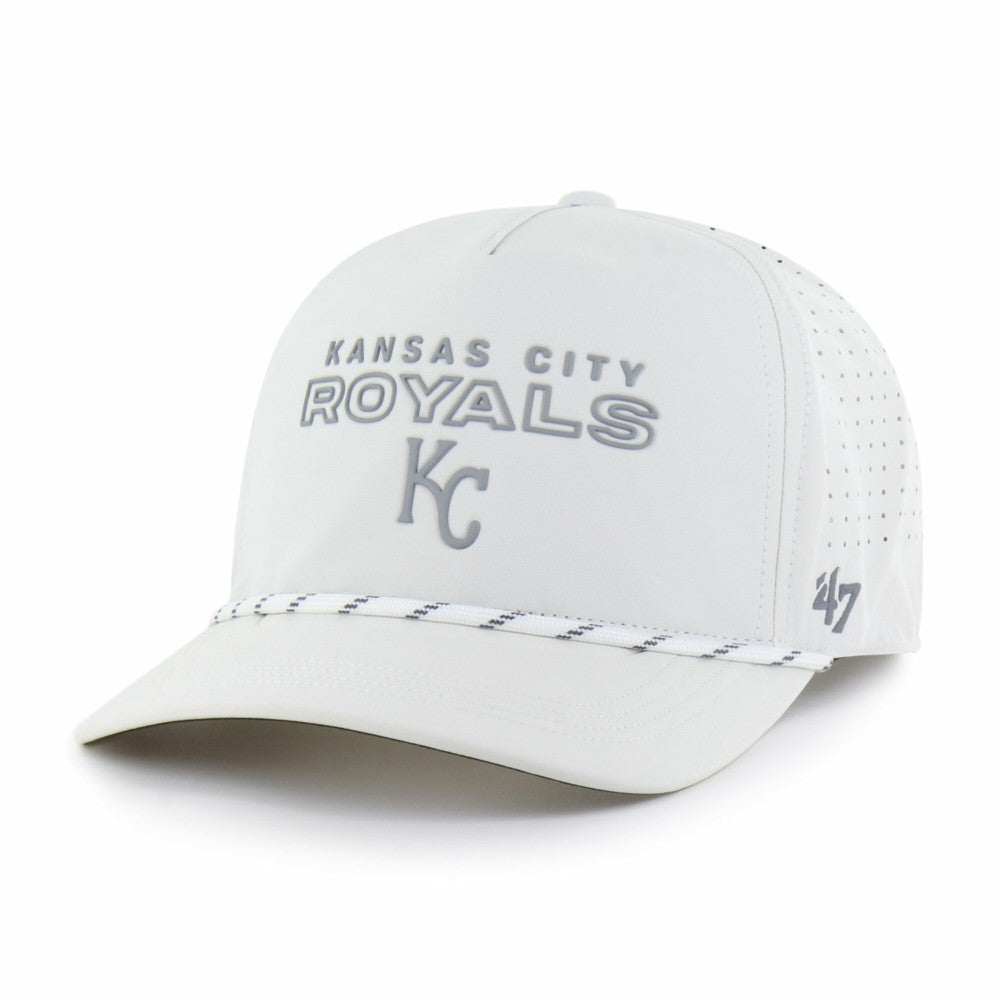 Kansas City Royals Forward Vault Hitch Adjustable Hat White | 47 brand