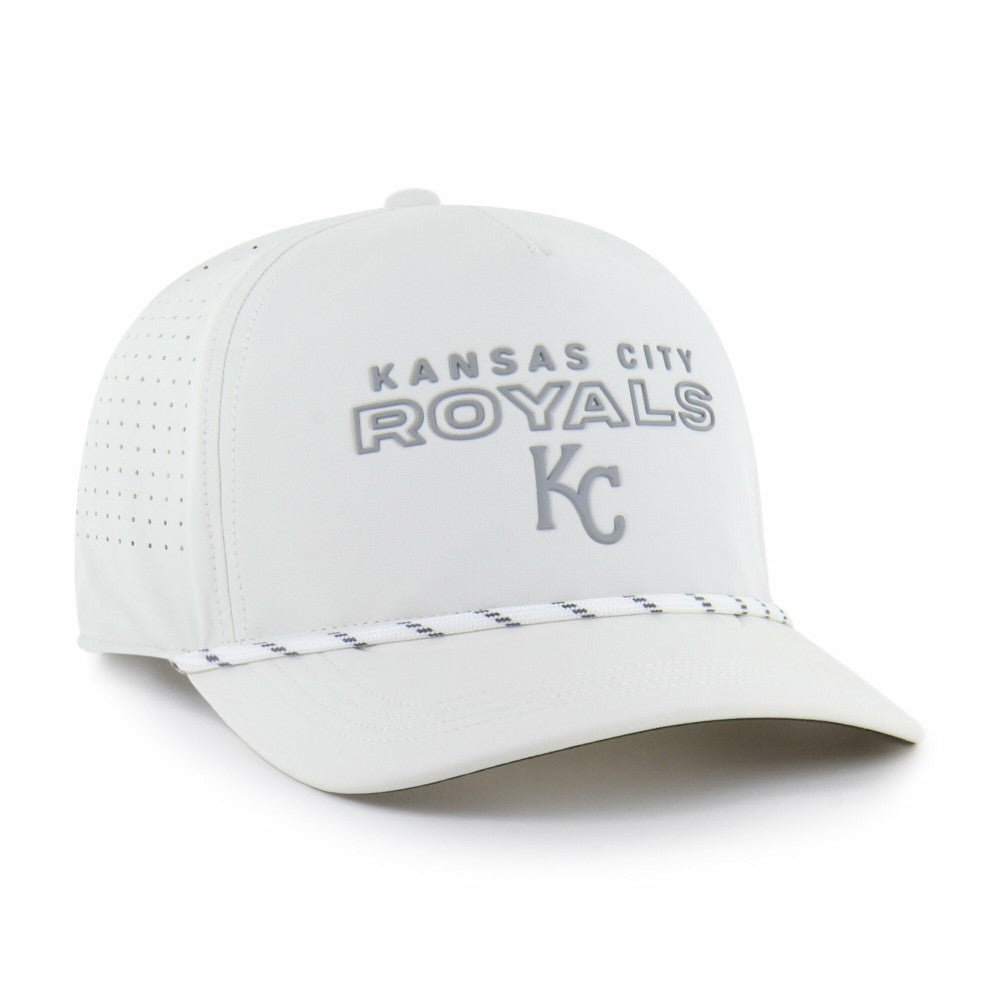 Kansas City Royals Forward Vault Hitch Adjustable Hat White | 47 brand