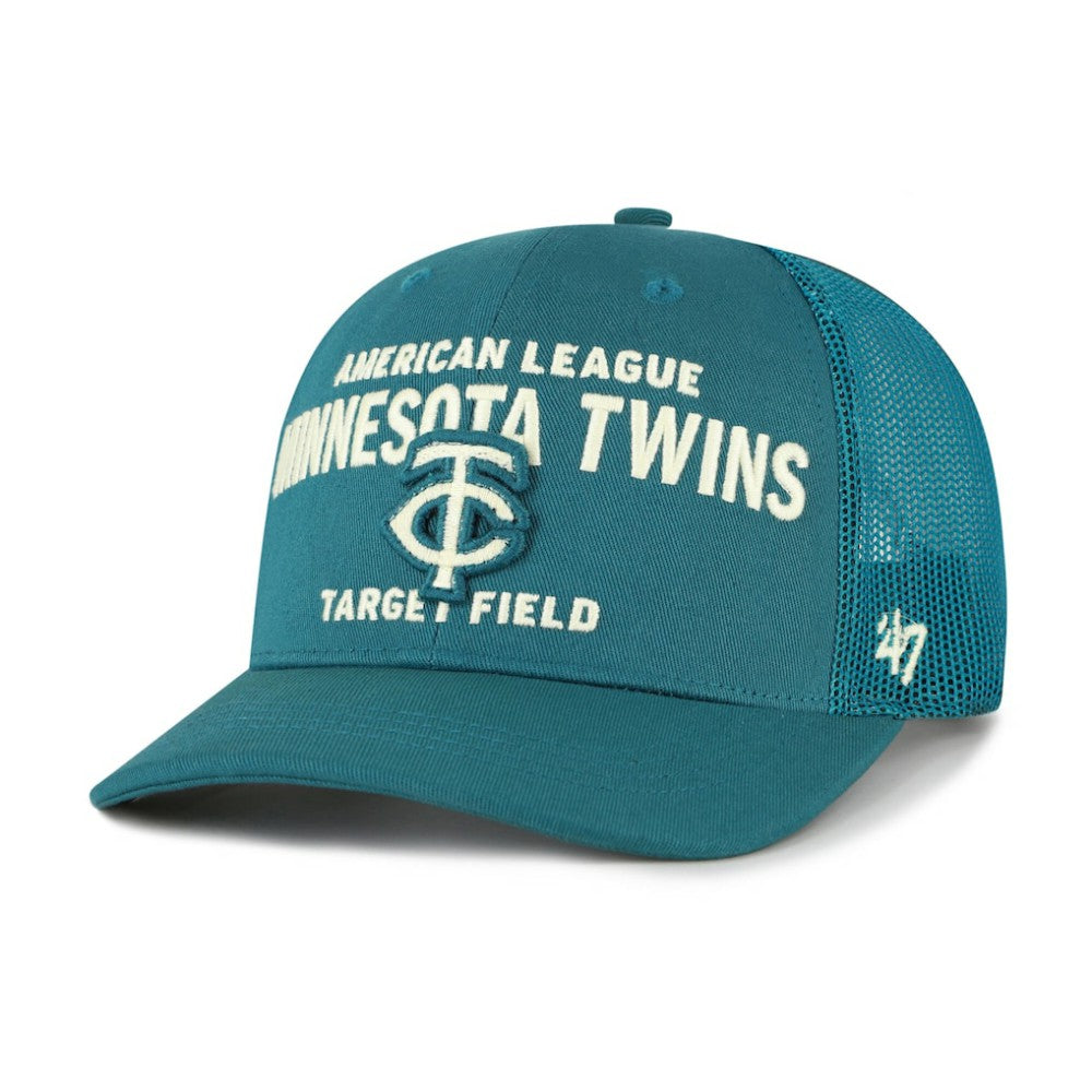 Minnesota Twins Contemporary Hitch Adjustable Trucker Hat Teal | 47 brand