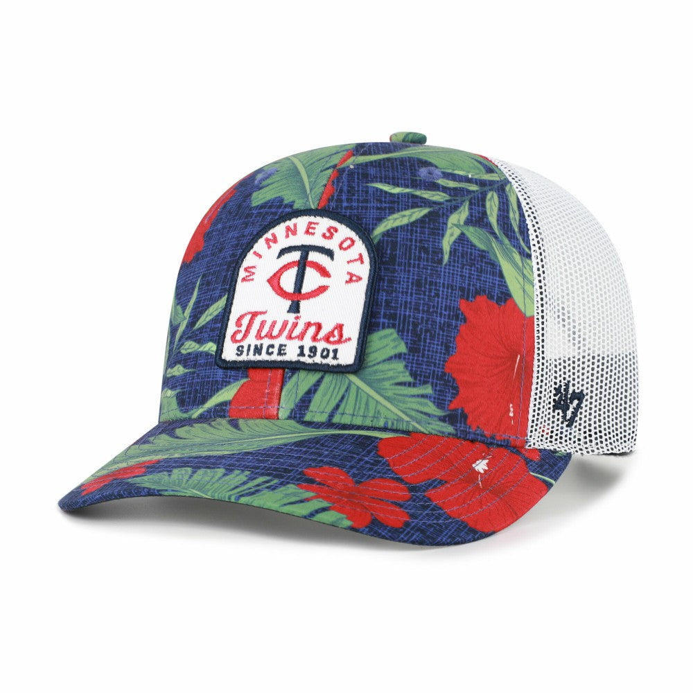 Minnesota Twins Beachside Adjustable Trucker Hat Navy | 47 brand