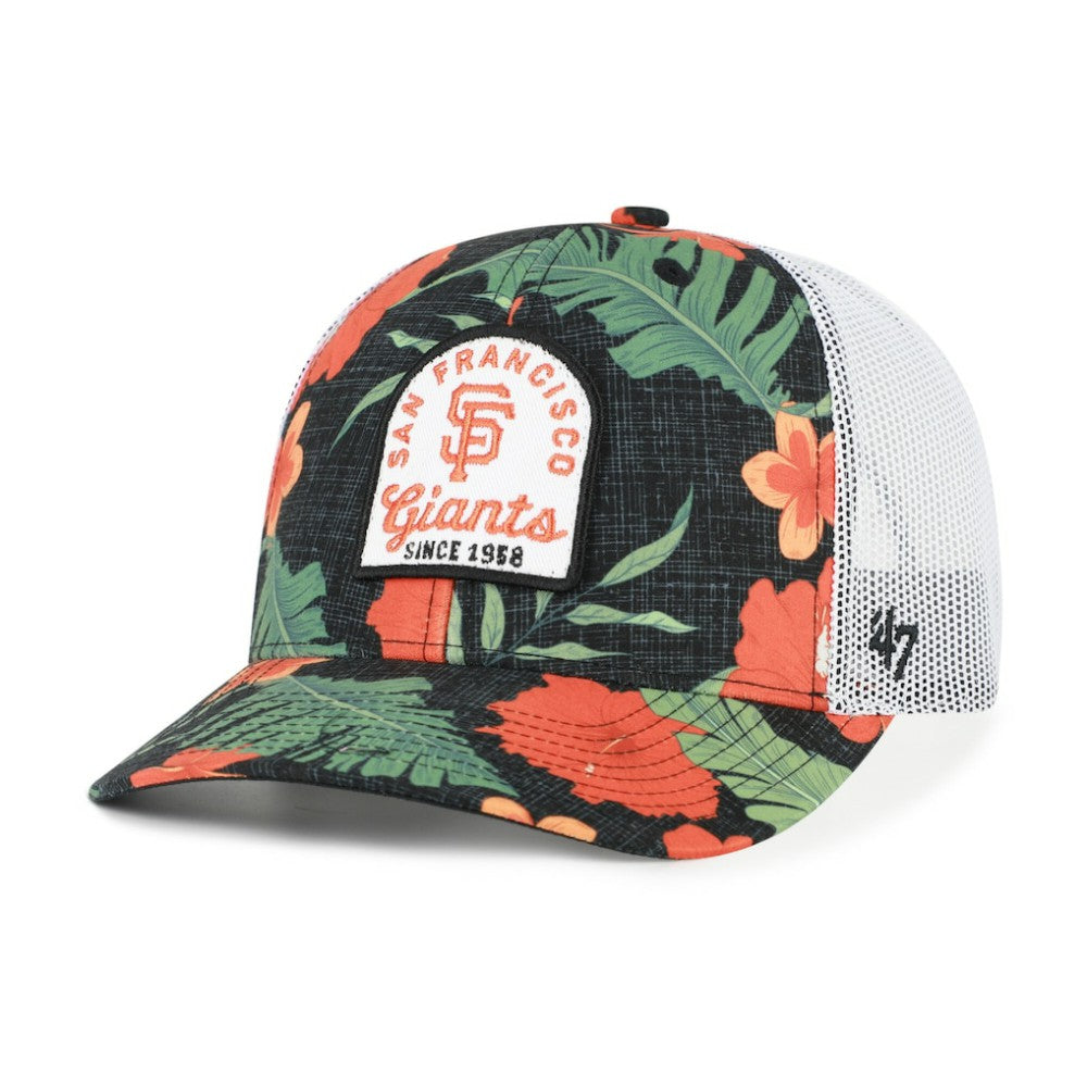 San Francisco Giants Beachside Adjustable Trucker Hat Black | 47 brand