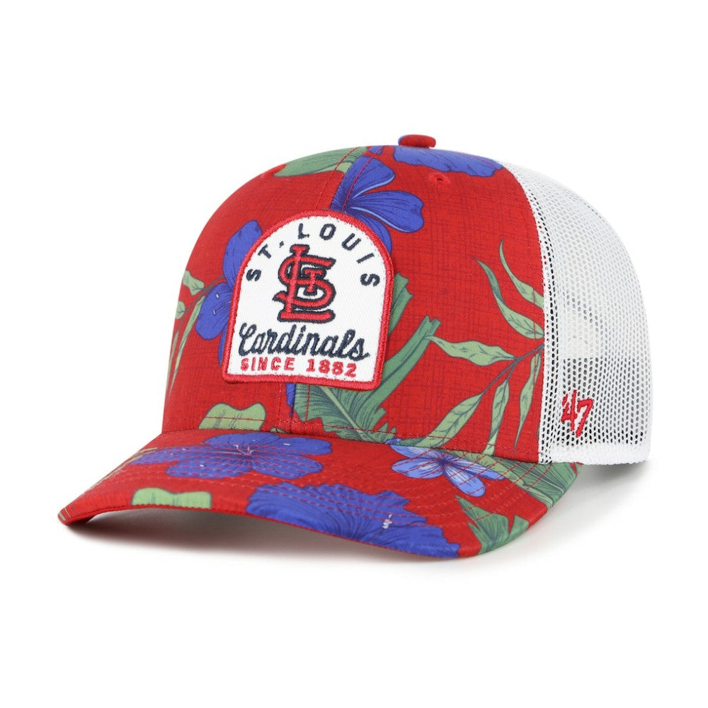 St. Louis Cardinals Beachside Adjustable Trucker Hat Red | 47 brand