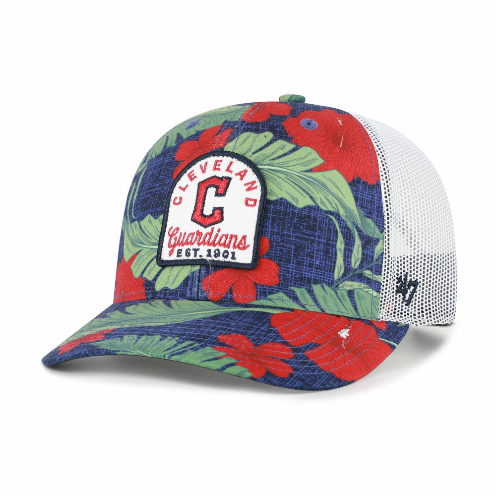 Cleveland Guardians Beachside Adjustable Trucker Hat Navy | 47 brand