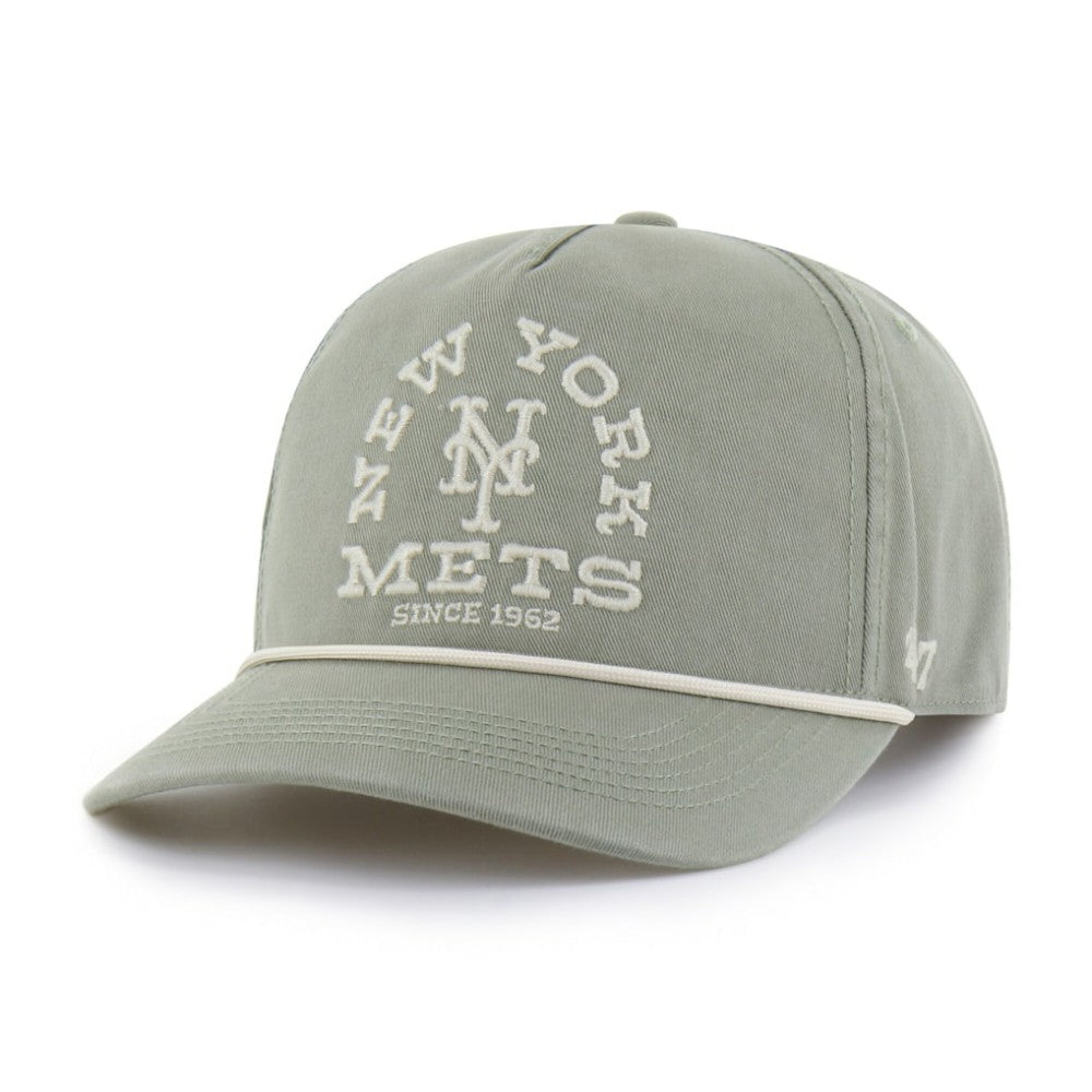 New York Mets Canyon Ranchero Hitch Adjustable Hat Olive | 47 brand