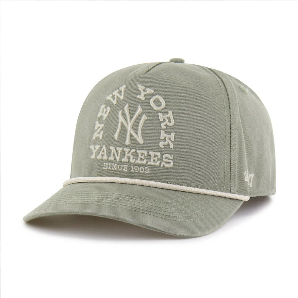 New York Yankees Canyon Ranchero Hitch Adjustable Hat Olive | 47 brand