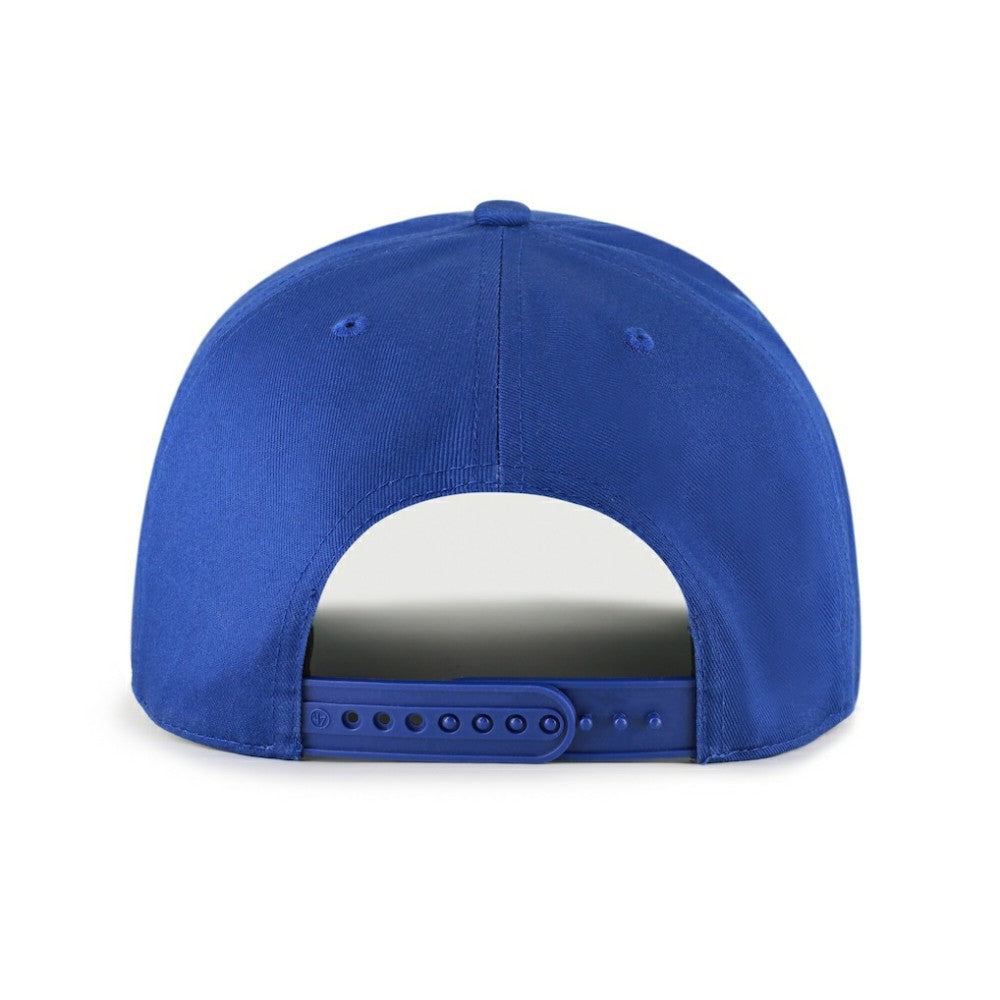 Texas Rangers Cooperstown Break Wood Suede Hitch Adjustable Hat Royal/Brown | 47 brand