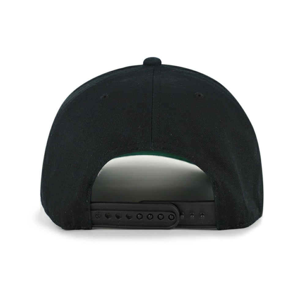 Pittsburgh Pirates Cooperstown Break Wood Suede Hitch Adjustable Hat Black/Brown | 47 brand