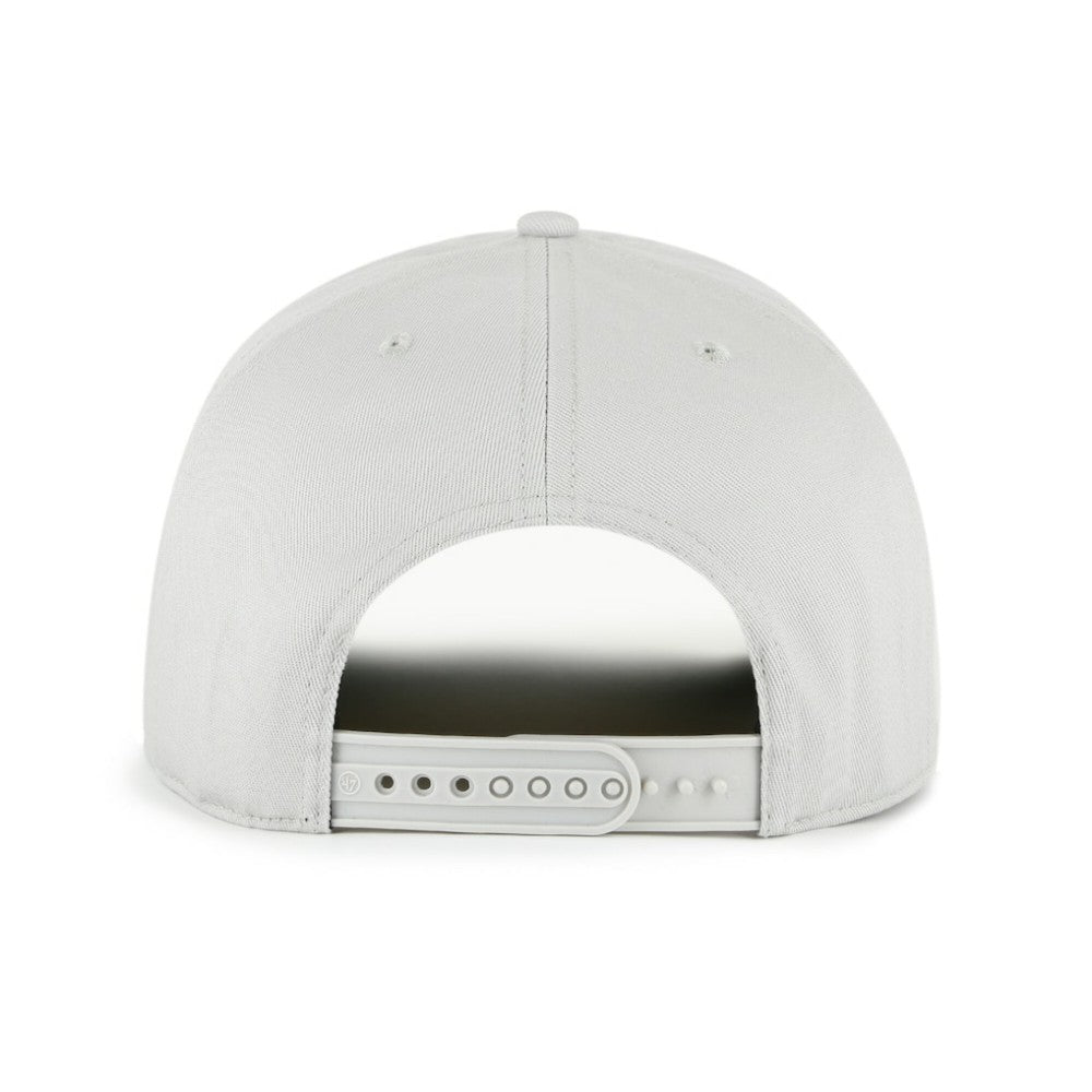 New York Yankees Cooperstown Break Wood Suede Hitch Adjustable Hat Gray/Brown | 47 brand