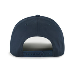 Houston Astros Cooperstown Break Wood Suede Hitch Adjustable Hat Navy/Brown | 47 brand