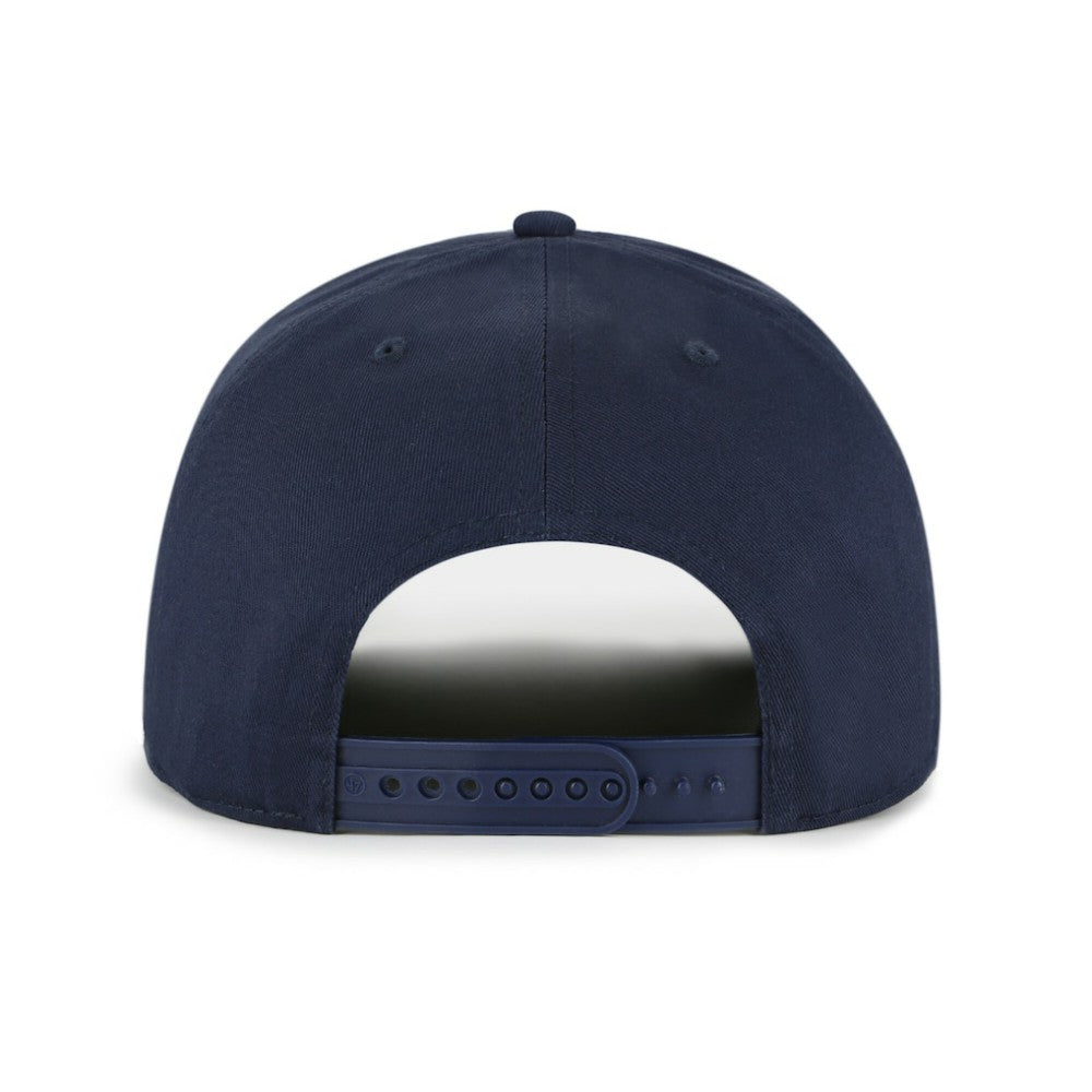 Boston Red Sox Cooperstown Break Wood Suede Hitch Adjustable Hat Navy/Brown | 47 brand