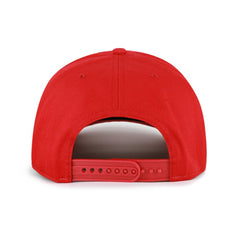 St. Louis Cardinals Cooperstown Break Wood Suede Hitch Adjustable Hat Red/Brown | 47 brand